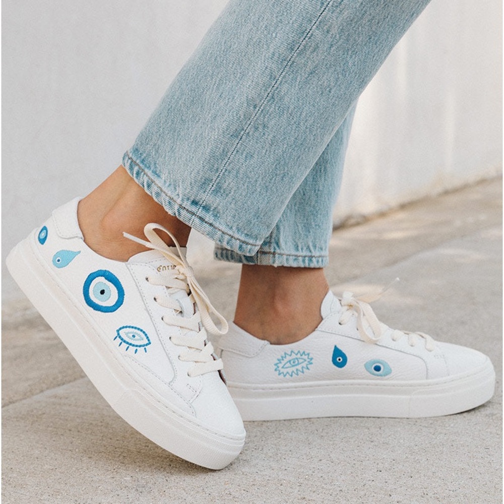 Soludos Evil Eye Ibiza Platform Sneaker
